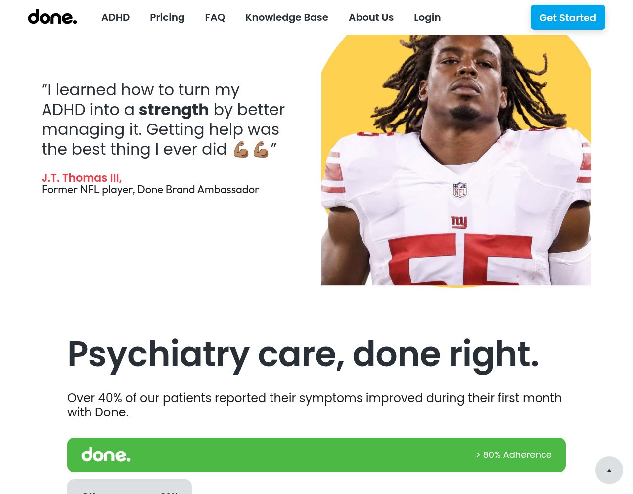 Done Homepage screenshot, captured 17 Oct 2026